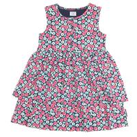 Floral Girls Dress - Blue quality kids boys girls