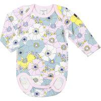 Floral Newborn Baby Bodysuit - Purple quality kids boys girls