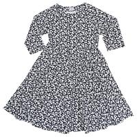 Floral Girls Spin Dress - Blue quality kids boys girls