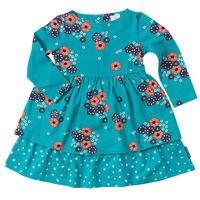 Floral Baby Spin Dress - Turquoise quality kids boys girls