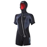 flex vest womens 5mm hooded shorty