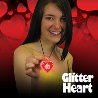 Flashing Glitter Heart