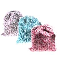 Floral Ladies Lightweight Drawstring Bag