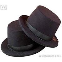 Flocked Top/bowler Top Hats Caps & Headwear For Fancy Dress Costumes Accessory