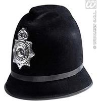 Flocked Bobby Police S Crazy Hats Caps & Headwear For Fancy Dress Costumes