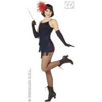 Flapper Black Costume (xl) (dress Headband)