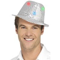 Flashing Sequin Hat - Silver