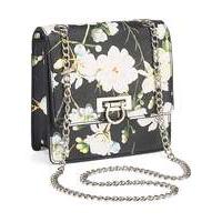 floral print shoulder bag