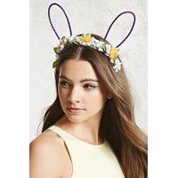 floral bunny ear headband