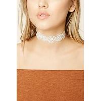 floral lace choker