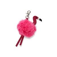 Flamingo Pom Pom Keychain