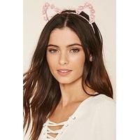 Floral Cat Ear Headband