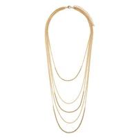 Flat Chain Layered Necklace