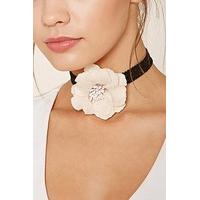 Floral Crochet Choker