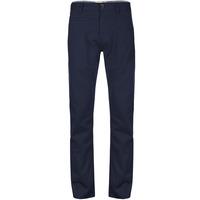 Flynn Cotton Twill Chino Trousers in True Navy - Tokyo Laundry