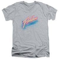 Flashdance - Spray Logo V-Neck