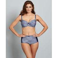 Fleur Full Cup Wired Bra Navy