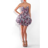 Floral Ball Puff Dress