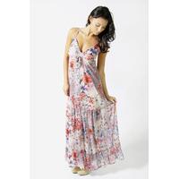 floral chiffon maxi dress