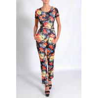 Floral Print Jumpsuit