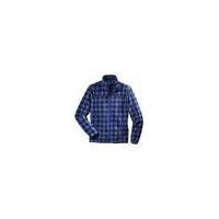 Fleece Jacket, blue checked in various sizes