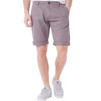 Fluid Mens Chino Shorts With Roll Up Hem Pewter