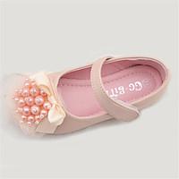 Flats Spring Fall Comfort Light Up Shoes Microfibre Outdoor Flat Heel Pink Ivory