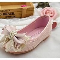 Flats Spring Summer Fall Comfort Light Up Shoes PU Dress Casual Pink Gold