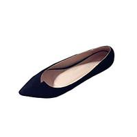 flats spring comfort pu casual flat heel others black gray