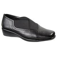 Flexx Premium Italian Leather Shoes, Black, Size 3, Leather