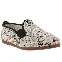Flossy Floral Lace Plimsoll
