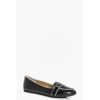 Flat Loafer Ballet - black