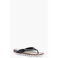 Flip Flop Foot Bed - black