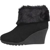 Fluid Womens Wedge Boots Black