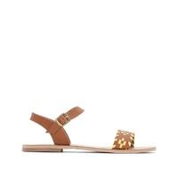 flat leather sandals