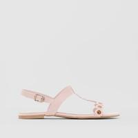 Flat Sandals with Jewelled Detail