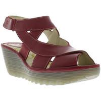 fly london yona 737 womens sandal mens sandals in red