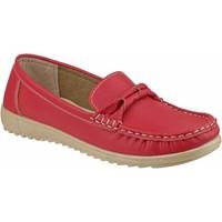 Fleet Foster Paros women\'s Loafers / Casual Shoes in red