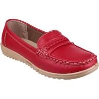 Fleet Foster Thames women\'s Loafers / Casual Shoes in red