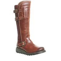 Fly London Sher Tall Boot BRICK RUG OIL SUEDE