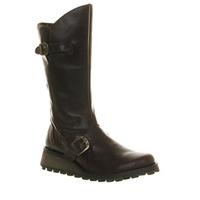 fly london fly mes wedge calf boots dark brown rugged leather