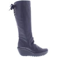 fly london yust womens boots in blue