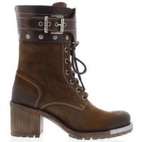 fly london lask womens low ankle boots in brown