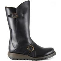 fly london mes2 womens high boots in black