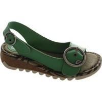 fly london tram womens sandals in green