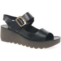 fly london yail womens casual sandals womens sandals in black