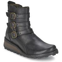 fly london myso womens mid boots in black