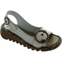 fly london tram womens sandals in white