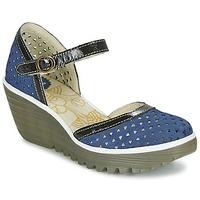 fly london yude646fly womens court shoes in blue