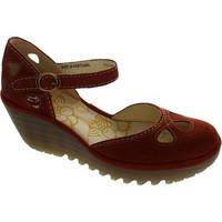 fly london yuna womens court shoes in brown